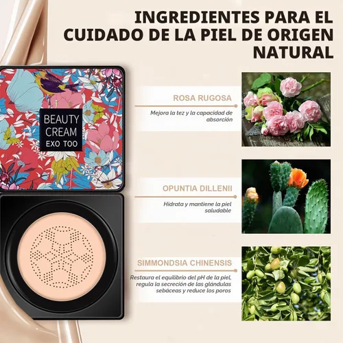 Vista 5 de 2 unidades de base de maquillaje para mujeres mayores, crema de belleza EXO TOO, cojín de aire, base de maquillaje CC crema, base de maquillaje 2