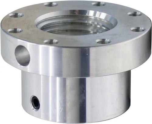 Vista 4 de Placa frontal de torno de 2-1/2 pulgadas, placa frontal de aluminio con tornillo para husillo de 1-1/4 pulgadas x 8TPI