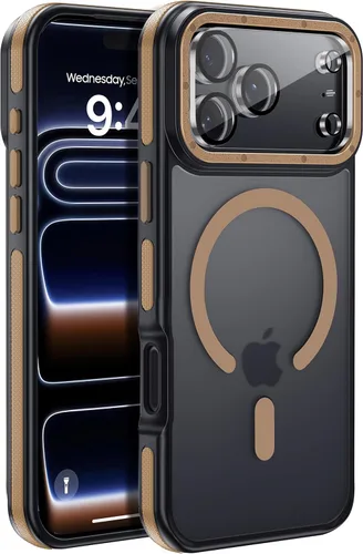 Vista 104 de Funda magnética para iPhone Air con protector de lente de cámara, protección grado militar de 10 pies, compatible con funda MagSafe Slim para iPhone