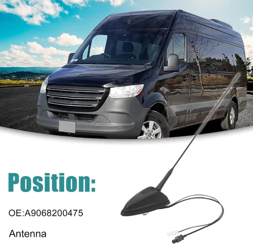 Vista 2 de ACROPIX Antena de techo para radio de coche para Mercedes-Benz Sprinter 2500 - Paquete de 1 negro