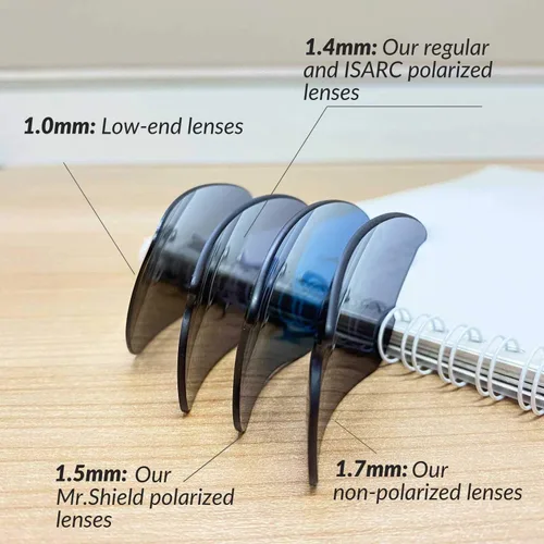 Vista 6 de Walleva Lentes de repuesto para lentes de sol Ray-Ban RB2180 de 2.008in, múltiples opciones disponibles