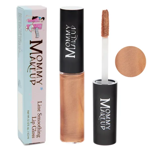 Vista 13 de Mommy Makeup Brillo labial suavizante de línea, brillo voluminoso tintado de alto brillo Color de labios hidratante con algas marrones y algas
