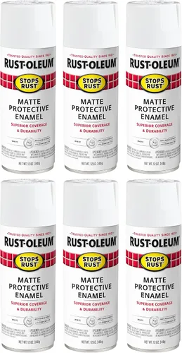 Vista 51 de Rust-Oleum 7776830 - Pintura en aerosol para prevención del óxido, 12 onzas, negro plano