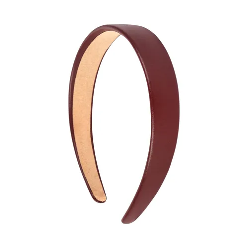 Vista 31 de Motique Accessories Diadema de cuero vegano de 1 pulgada para mujeres y niñas (negro)