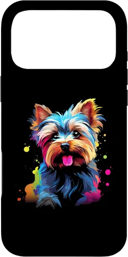 Vista 22 de Yorkie Funda para iPhone 17