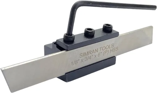 Vista 5 de SOPORTE PARA HERRAMIENTAS DE SEPARACIÓN CON CUCHILLA HSS DE 10 MM DE 3/32" X 1/2" X 10,16 CM Herramienta de precisión Producto de acero Libre