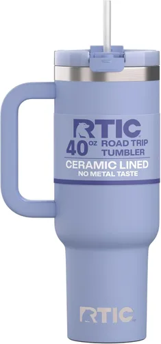 Vista 11 de RTIC Vaso Tumbler de Viaje por Carretera de 30 oz con Doble Pared Revestido de Cerámica Aislado Taza Portátil de Café de Viaje de Acero Inoxidable