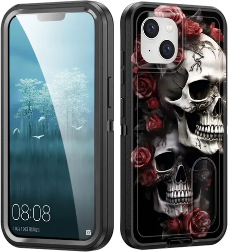 Vista 29 de Funda para iPhone Air con soporte integrado, a prueba de golpes, polvo y caídas, 3 capas, grado militar, funda protectora para iPhone Air de 6.5