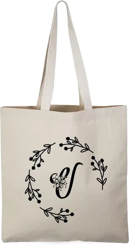 Vista 18 de TBF Bolsas de lona resistentes con iniciales personalizadas para mujer