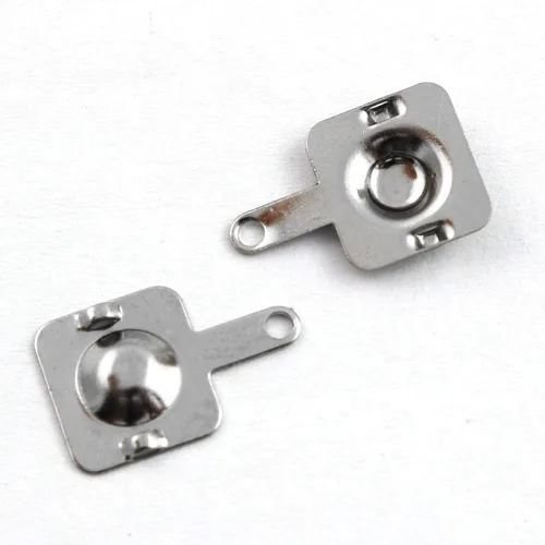Vista 2 de 50pcs AAA Batería Positivo-Negativa Conversión Contacto Primavera Níquelado Placa 0.394x0.354 in