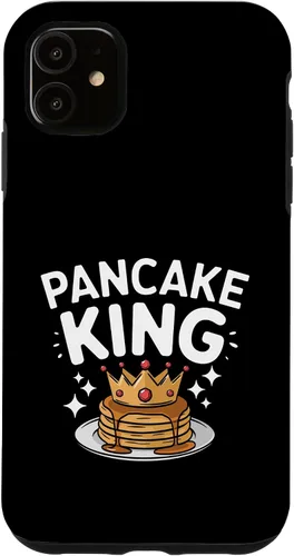 Vista 8 de iPhone 16 Pancake King Hotcake Lover Maker Baker Foodies Men Dad Boys Case