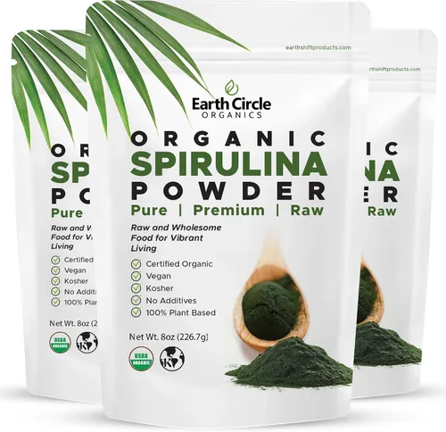 Vista 12 de Earth Circle Organics Espirulina en polvo