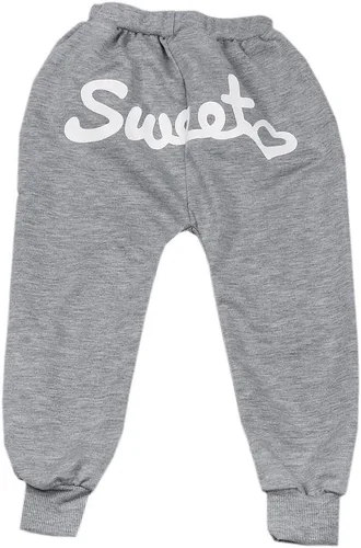 Vista 6 de Conjunto de sudadera con estampado de corazón para bebé y niña de 3 a 7 años