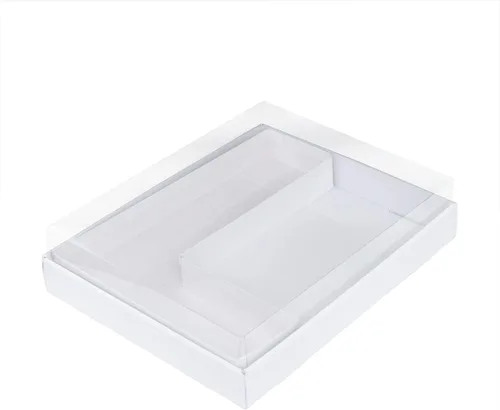 Vista 8 de WENPACK 2025 - Caja de regalo de cartón con forma de tapa transparente (negro, tapa graduada)