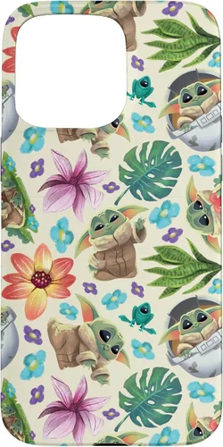 Vista 31 de Star Wars The Mandalorian Grogu - Carcasa con estampado tropical para iPhone 17
