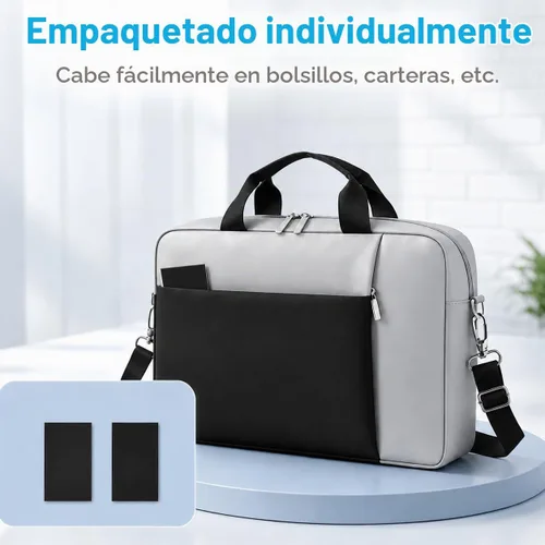 Vista 7 de Paquete de 2 paños de limpieza de microfibra de 13 pulgadas con protección de impresión de teclado de pantalla, accesorios protectores de teclado
