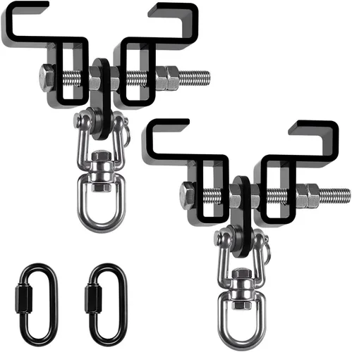 Vista 11 de SELEWARE Colgador de Saco de Boxeo de Servicio Pesado y Abrazadera de Viga para Boxeo, Muay Thai, MMA E. Beam Mount Percha para saco de boxeo