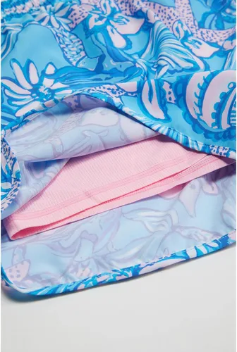 Vista 2 de Lilly Pulitzer Mini Boca Chica Pantalones cortos para niña (bebéniños pequeñosniños grandes), Amalfi Blue Sound las sirenas
