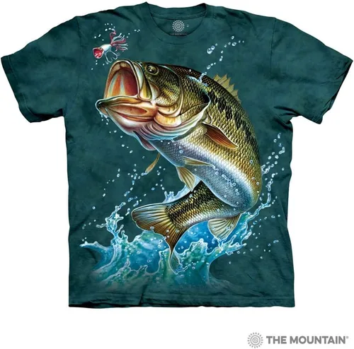 Vista 2 de The Mountain Camiseta de manga corta para adulto con boca grande