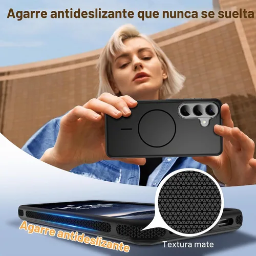 Vista 8 de Jshru Funda para Samsung Galaxy S26 Plus/Galaxy S25 Plus: para Galaxy S24 Plus [compatible con Magsafe] [2 protectores de pantalla HD] cubierta