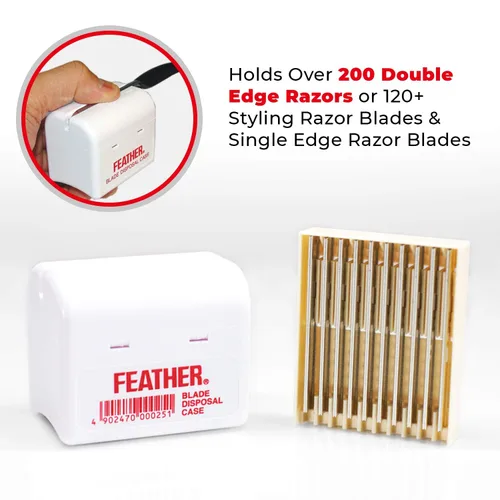 Vista 2 de Envase para guardar cuchillas de afeitar, de Feather