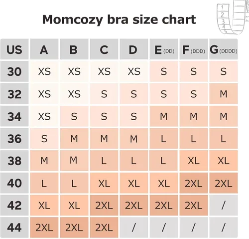 Vista 6 de Momcozy Brasier de bombeo con manos libres, brasier de lactancia ajustable para sostener bomba