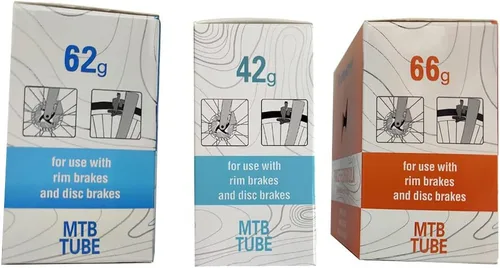 Vista 7 de RideNow 1/2/4 Pack Ultralight Bike Inner Tube 700 x 18-32 / MTB27.5/29 inch x 1.9-2.5 TPU Inner Tubes with 45/65/85mm Length French Valve Super Bike