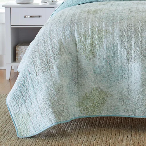 Vista 7 de Laura Ashley - Juego de edredón individual, ropa de cama de algodón reversible con funda a juego, decoración del hogar prelavada para mayor suavidad