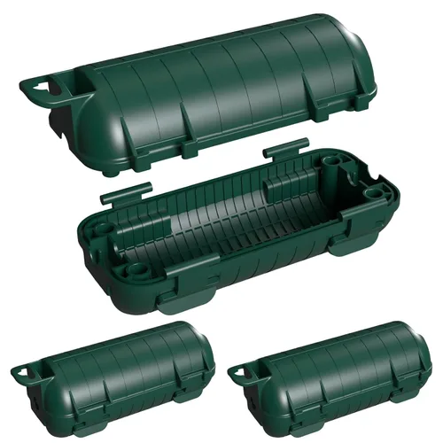 Vista 10 de Extension Cord Cover Waterproof, Outdoor Cord Connection Protector for Outside with 4 Removable Latches, Electrical Box Plug Covers for Patio, Power
