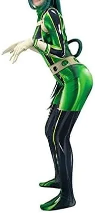 Vista 2 de C-ZOFEK Body para mujer, disfraz de cosplay, overol verde para Halloween