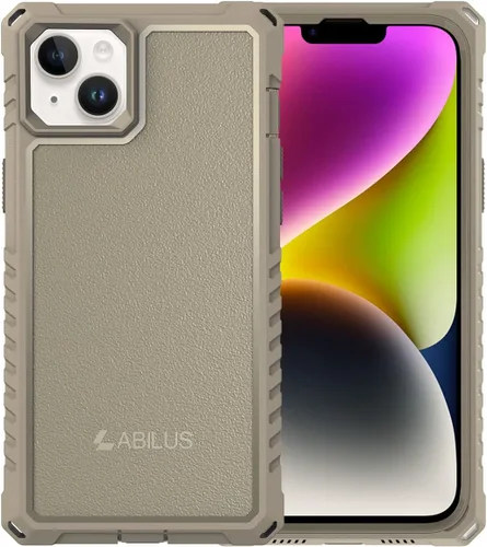 Vista 17 de Funda para iPhone 13/14 [6.1 pulgadas], a prueba de caídas de grado militar de 12 pies, resistente cobertura de cuerpo completo de 360°