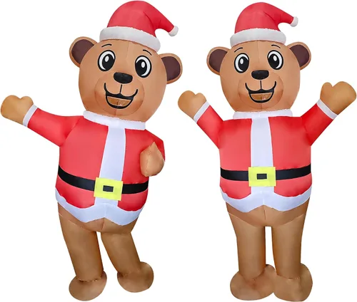 Vista 7 de DeHasion Christmas Inflatable Costume Christmas Party Air Blow-up Costume for AdultChristmas Parade