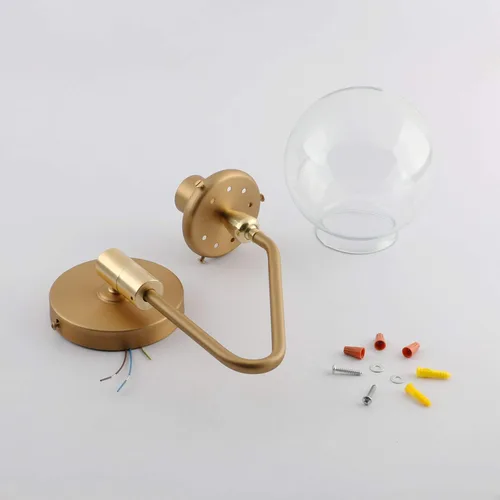 Vista 9 de Pathson Lámpara de pared industrial con brazo oscilante, lámpara de tocador de pared ajustable para baño, lámpara de pared cableada para mesita