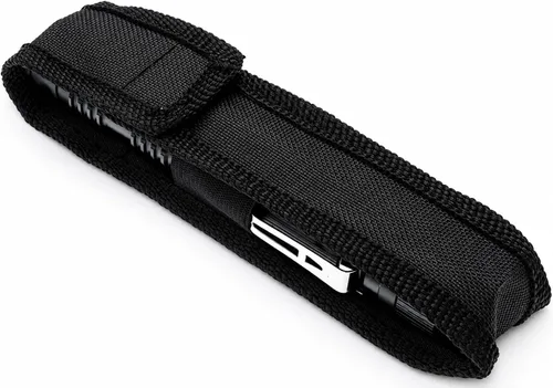 Vista 7 de Police Pistola paralizante para defensa personal - M12 Mini recargable de aluminio de alto voltaje con linterna LED, compacta y resistente