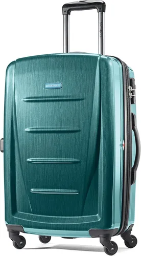 Vista 112 de Samsonite Winfield 2 Equipaje rígido con ruedas giratorias, Azul profundo, Juego de 3 piezas (20/24/28)