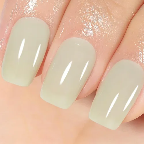 Vista 22 de YTD Likomey Esmalte de uñas de gel azul gelatina, 49.2 ft, translúcido transparente de pigmento fino, gel de uñas UV, manicura y pedicura