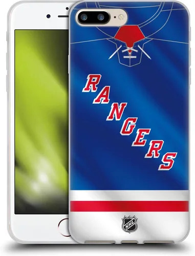 Vista 215 de Head Case Designs Funda de gel suave con licencia oficial de la NHL Camouflage New York Rangers compatible con Apple iPhone 7 Plus/iPhone 8 Plus