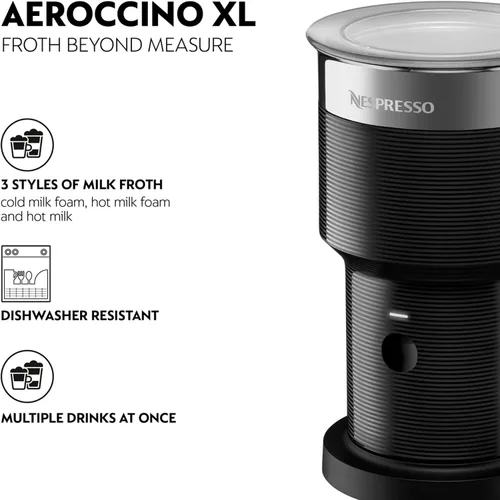Vista 2 de Nespresso Aeroccino XL Espumador de Leche