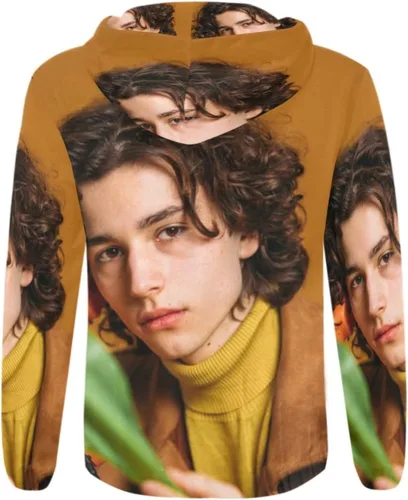 Vista 2 de Sudaderas con capucha personalizadas, diseño de tu propia foto, sudadera con capucha con estampado completo, unisex