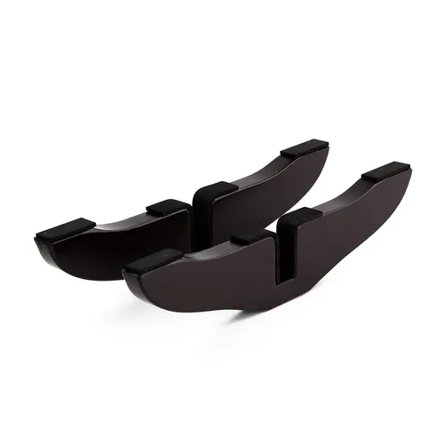 Vista 2 de WELLAND Pies de soporte para colección de puertas configurables de 360 grados, expreso, un par Espresso
