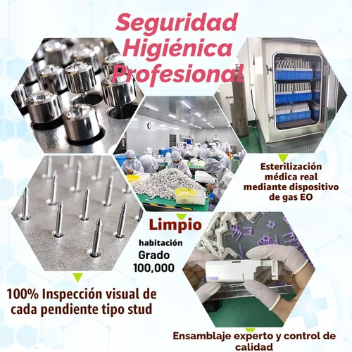 Vista 4 de Piercer auto desechable del oído del equipo de la pistola de perforación