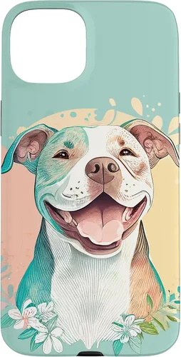 Vista 9 de Pit Bull - Carcasa para iPhone 17, diseño artístico de Pitbull para mujer