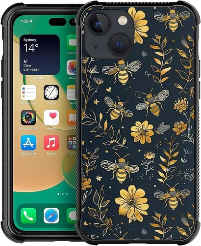 Vista 121 de Funda compatible con iPhone 8 Plus, diseño de oso de bosque otoñal, a prueba de golpes, antiarañazos, carcasa trasera de policarbonato duro