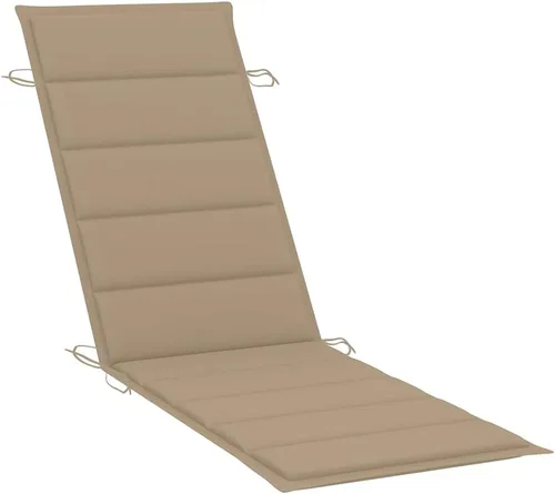 Vista 3 de Cojín para tumbona con almohada para la cabeza, cojines de asiento para exteriores para muebles de patio, sillas de descanso, tela (100% poliéster)