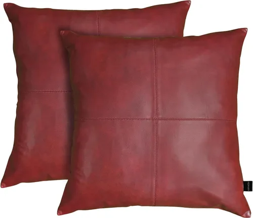 Vista 86 de Funda de almohada de piel de cordero – Funda de cojín decorativa para sofá – Fundas para sala de estar y dormitorio, 22 x 22 pulgadas – Paquete de 2