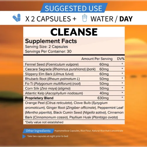 Vista 2 de PCI Freedom Cleanse Restore por el Dr. Omar Amin – Apoyo a base de hierbas para la salud digestiva, la energía y el sistema inmunológico