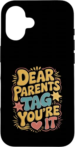 Vista 28 de Dear Parents Tag You’re It Leopard Print Case for iPhone XR