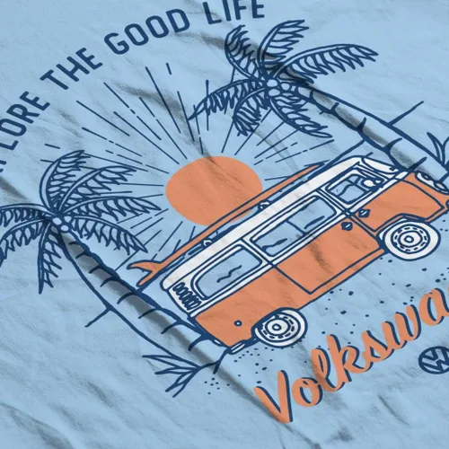 Vista 5 de Volkswagen Camiseta para mujer Explore The Good Life