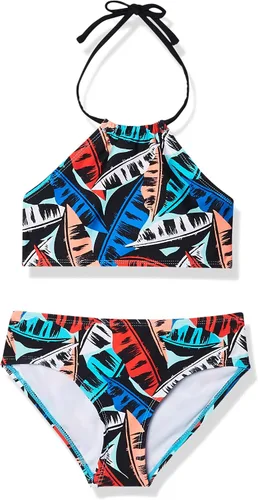 Vista 38 de Kanu Surf Mahina bikini halter de 2 piezas para niñas, traje de baño para playa mahina azul