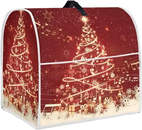 Vista 15 de Funda para batidora de Navidad para Kitchen Aid de 4.5 a 5 cuartos de galón, cubiertas antipolvo para electrodomésticos pequeños de hombre de Un